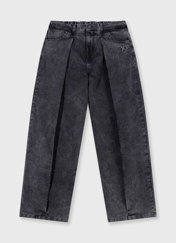 Bar pants jog denim | black