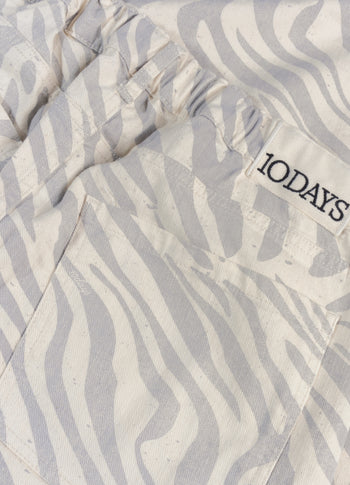western broek zebra | ecru