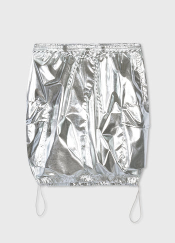 proud skirt foil | silver