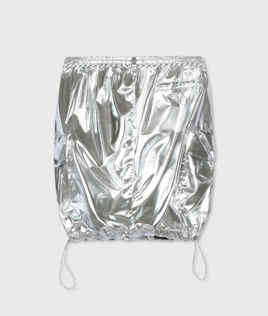 proud skirt foil | silver