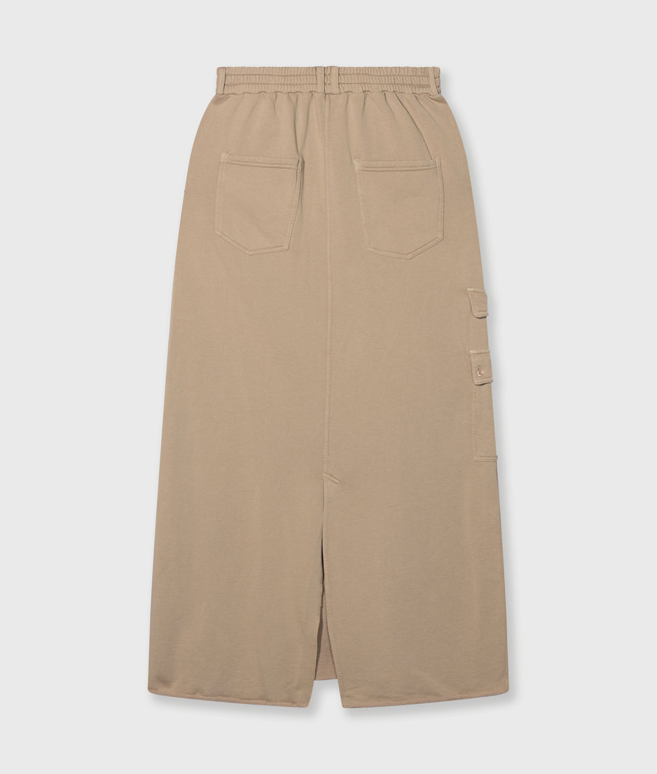 straight skirt pockets | earth