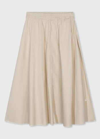 A-line maxi skirt | safari