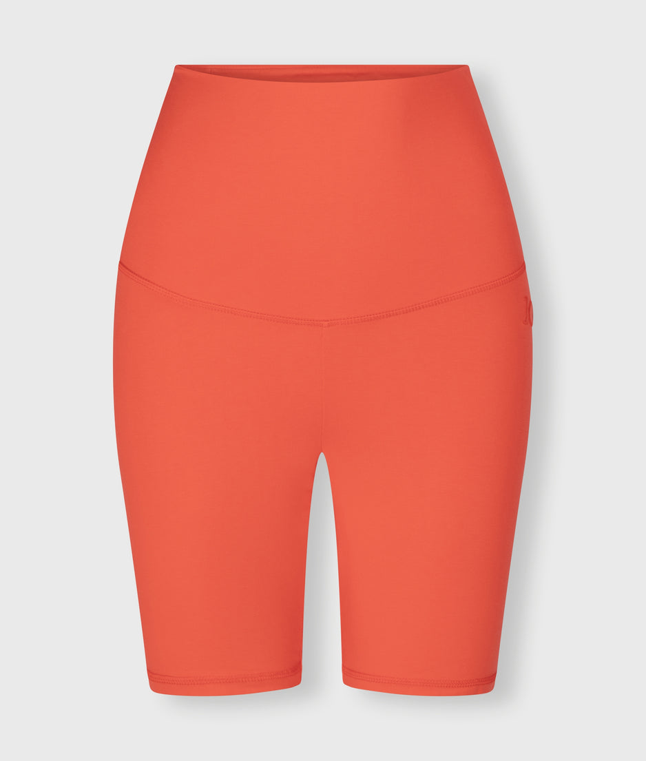 cycling shorts | poppy red
