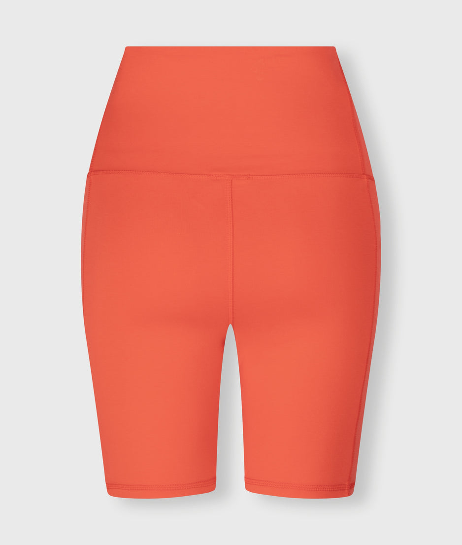 cycling shorts | poppy red