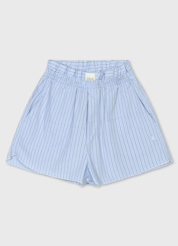 stripe short | classic blue