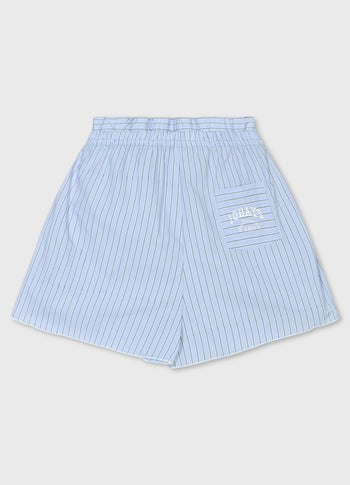 stripe short | classic blue