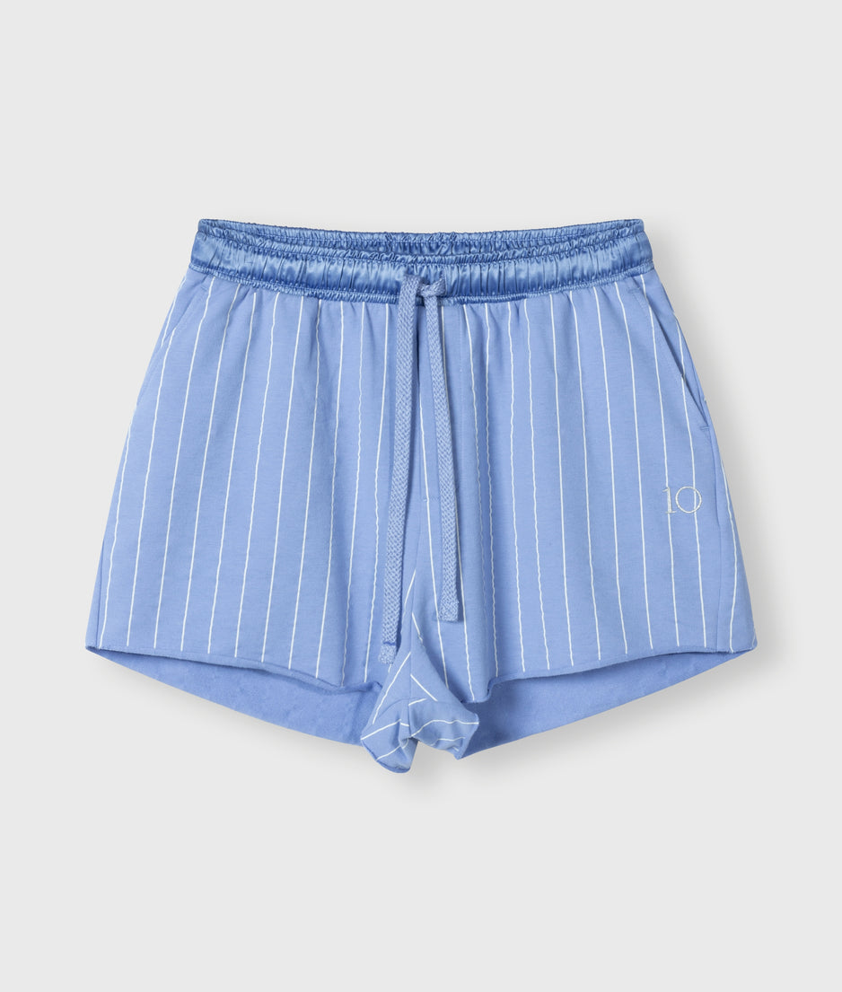 beach shorts stripe | blue bell