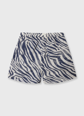 shorts zebra voile | light vanilla