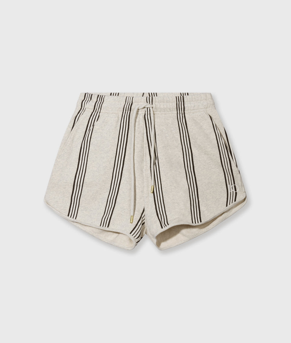 easy shorts stripes | soft white melee