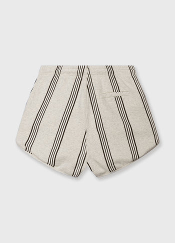 easy shorts stripes | soft white melee