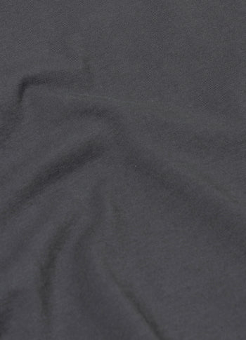 jersey logo dress | steel blue