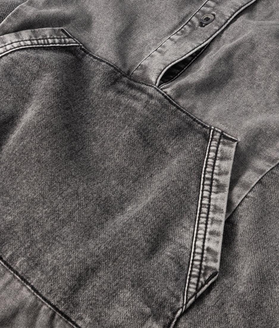 the Billie dress jog denim | black