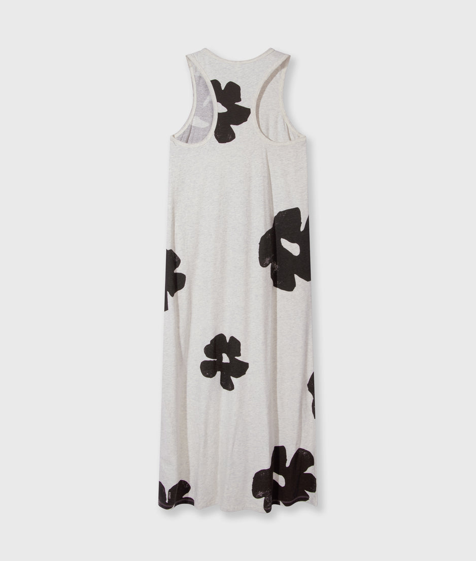 tanktop dress flower | soft white melee