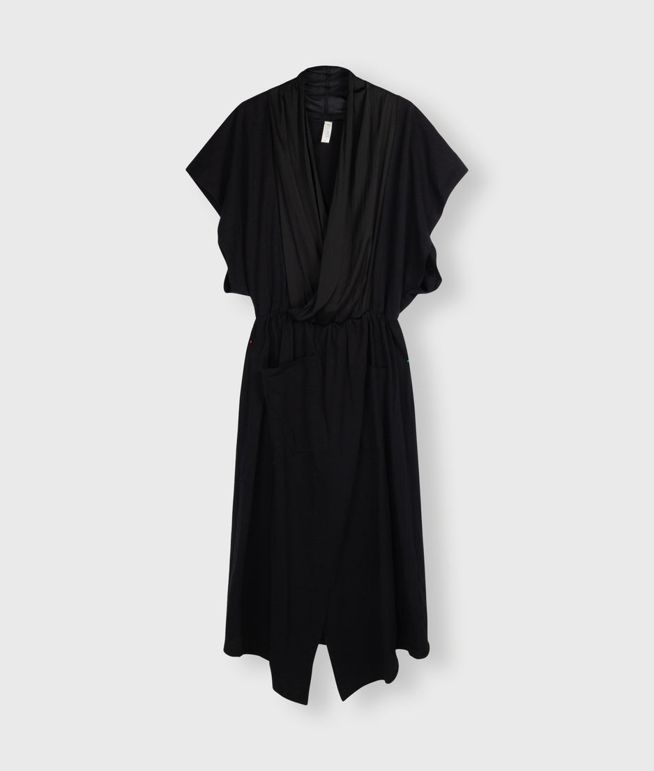 kimono dress | black