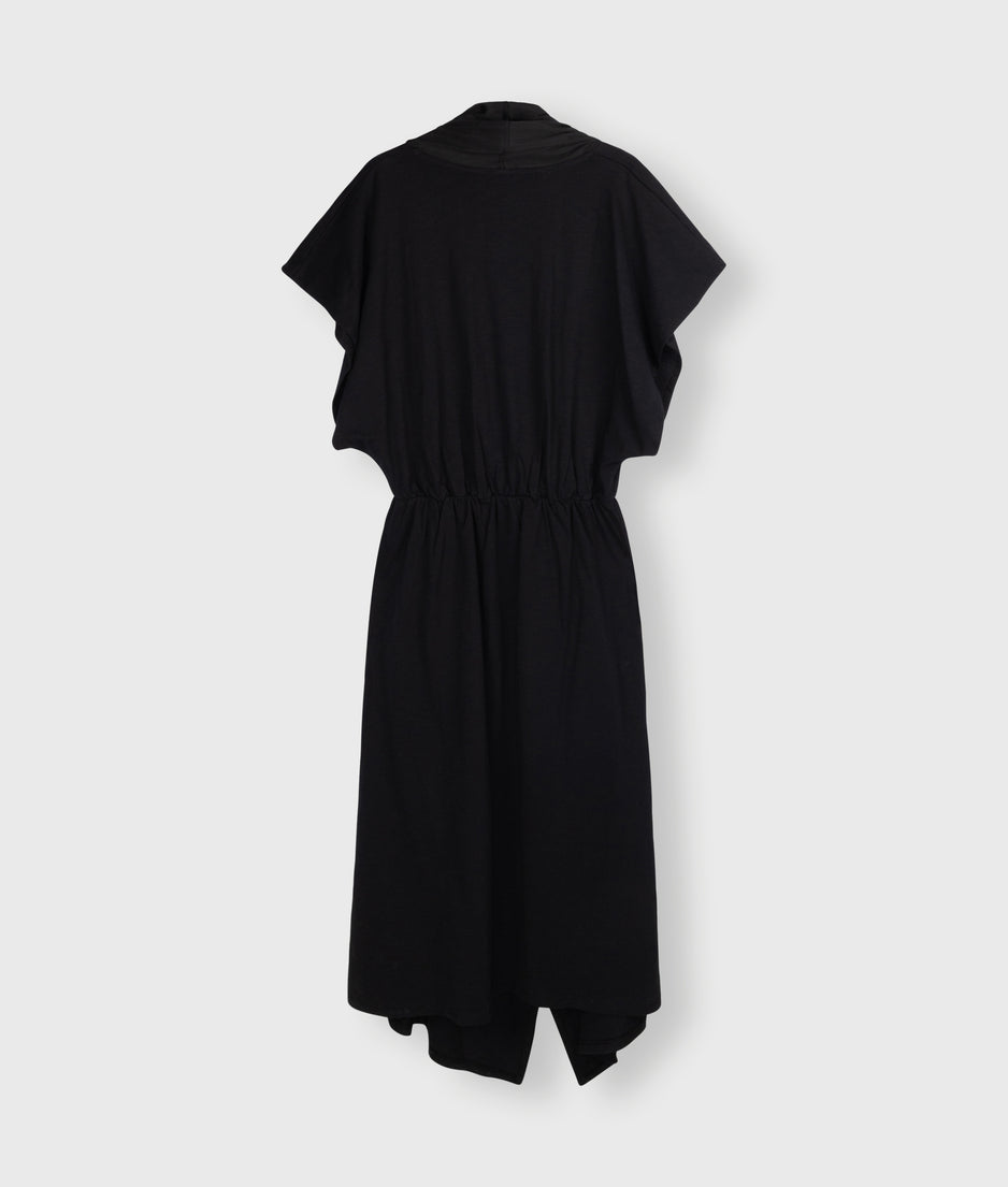 kimono dress | black