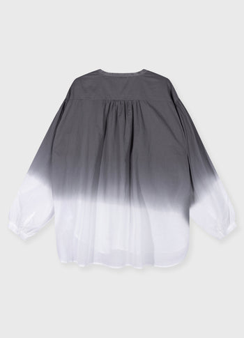 dip dye blouse | mid grey
