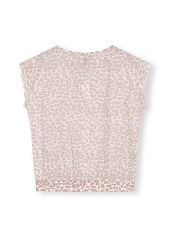 voile tee leopard | ecru
