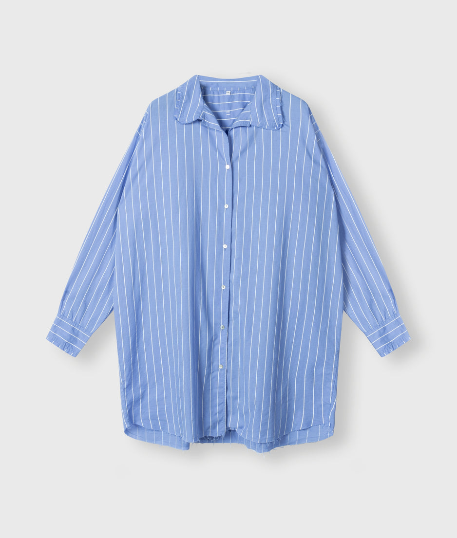 voile blouse stripes | blue bell