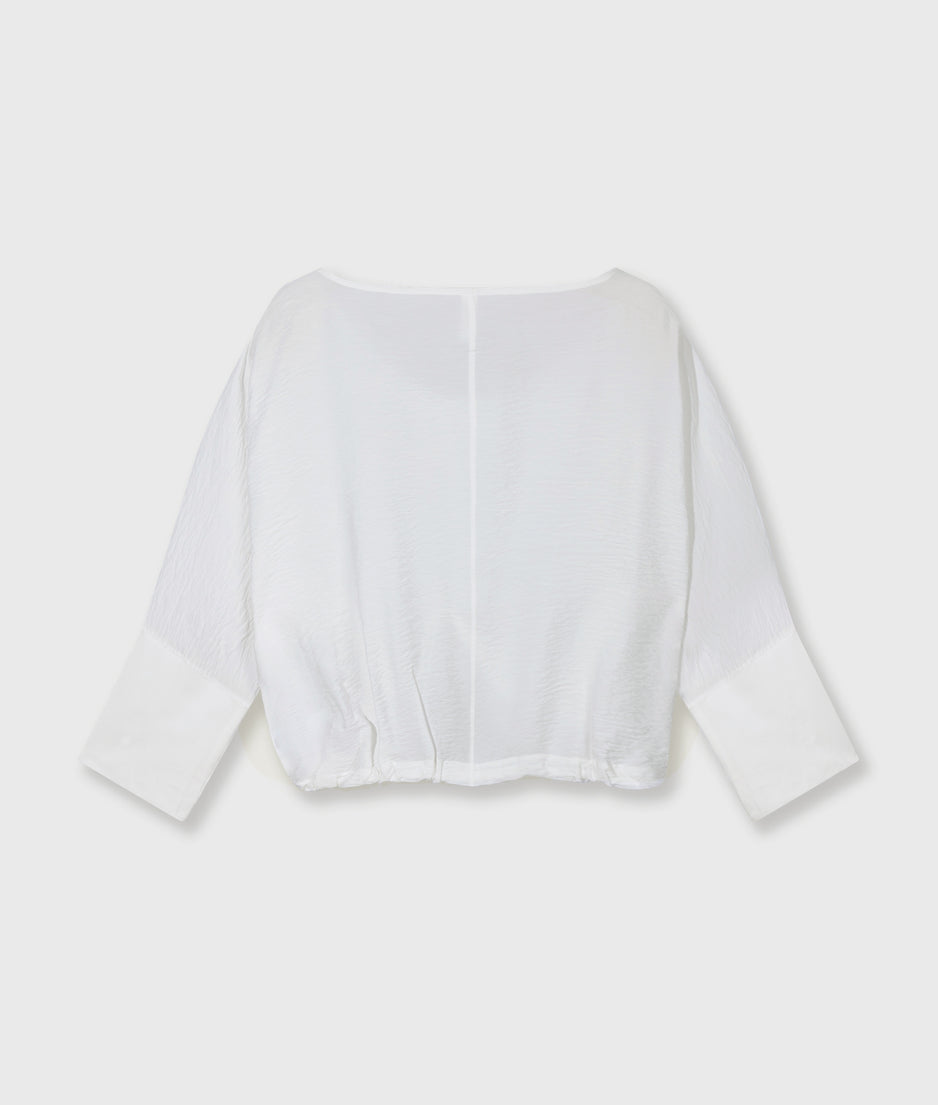batwing top | ecru