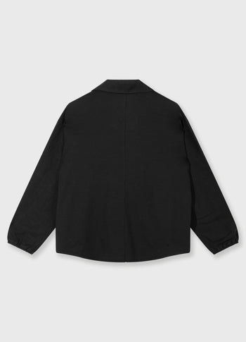 linen shirt | black