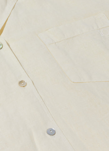 linen shirt | soft vanilla