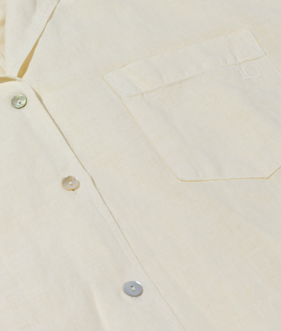 linen shirt | soft vanilla
