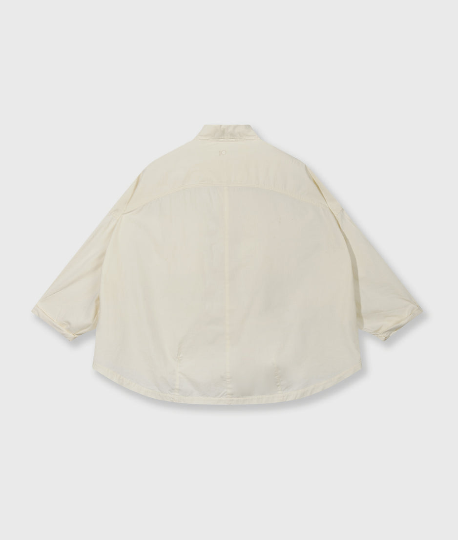 oversized shirt | soft vanilla