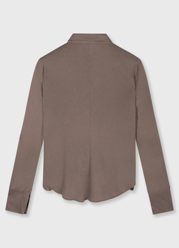 wrap blouse | moonrock