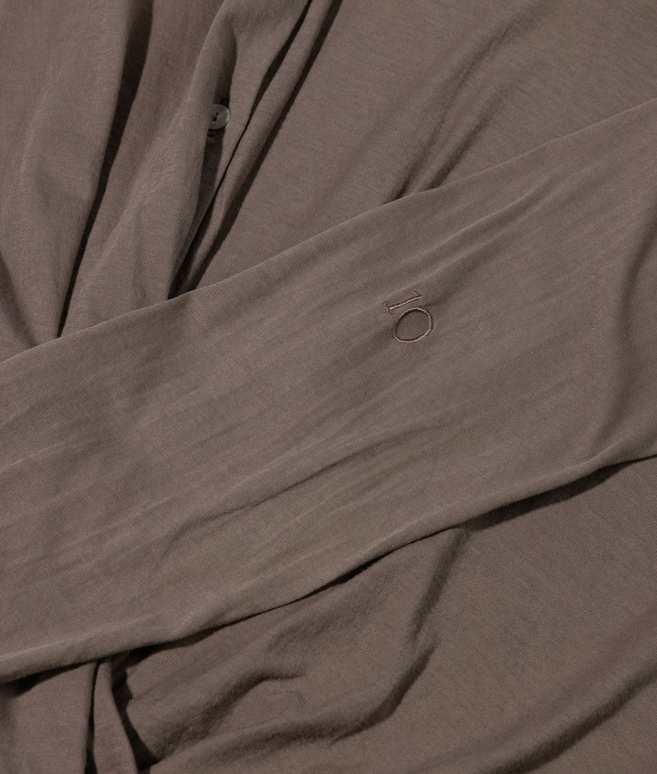 wrap blouse | moonrock