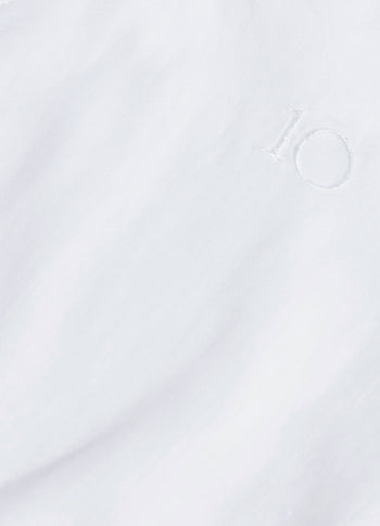 balloon blouse | white