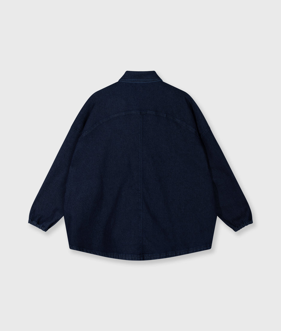blouse chambray | dark blue