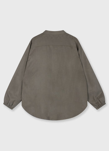 lyocell shirt | dark fog