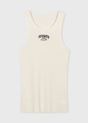 tanktop rib | warm white