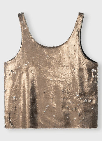 top sequins | warm taupe