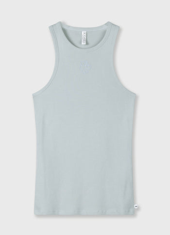 tank top rib | clean blue