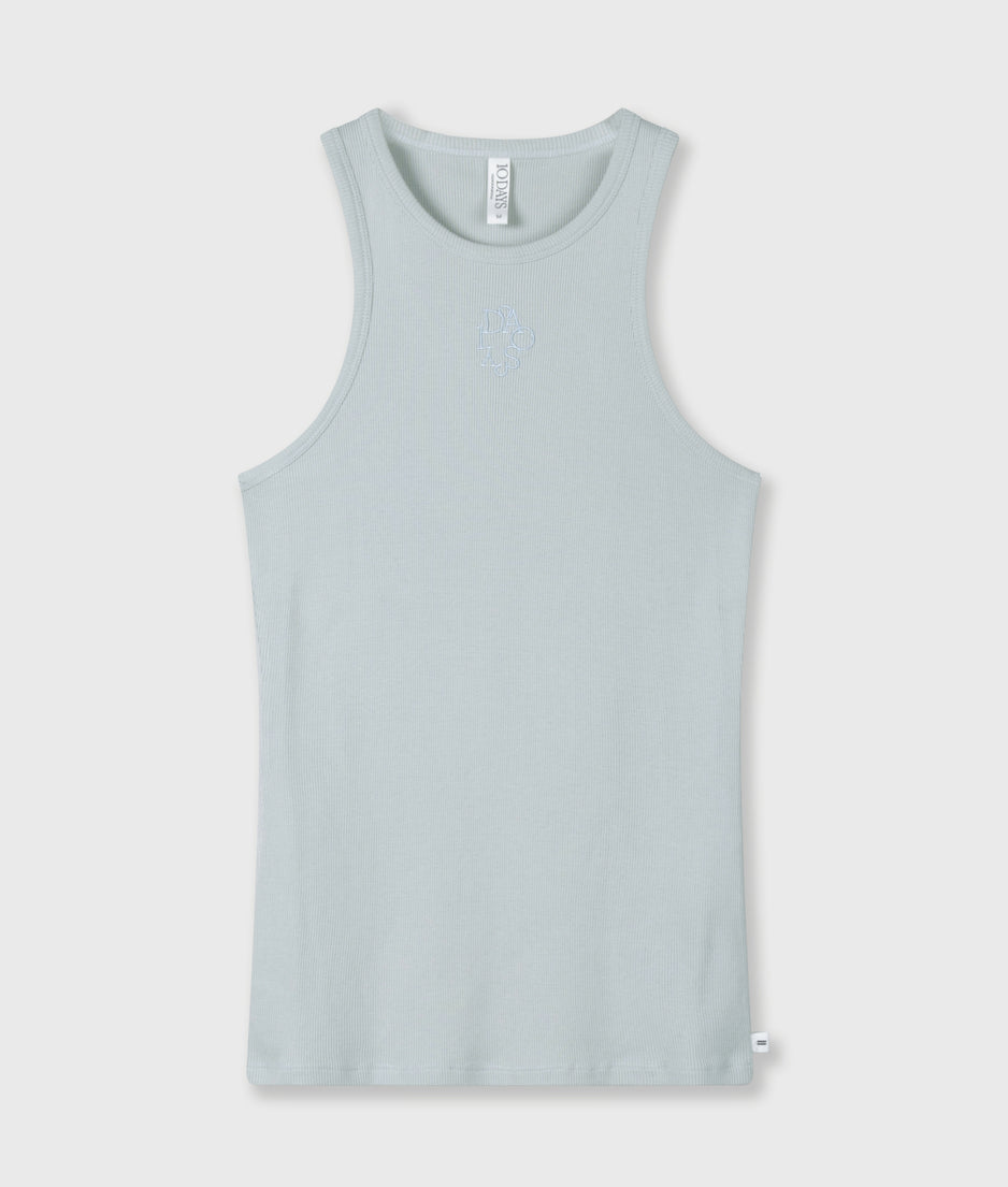 tank top rib | clean blue