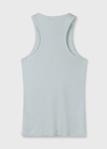 tank top rib | clean blue