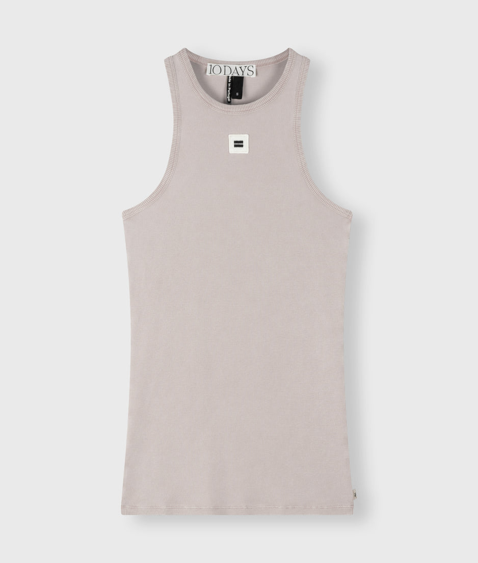 tank top rib | warm taupe