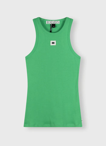 tank top rib | apple green