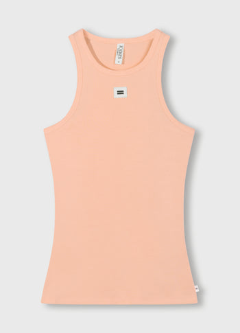 tank top rib | peach