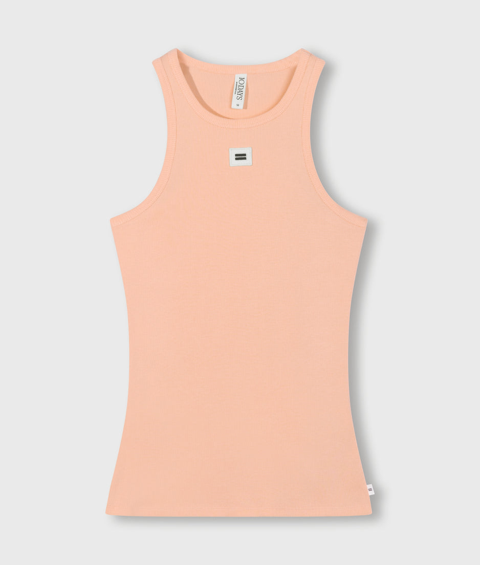 tank top rib | peach