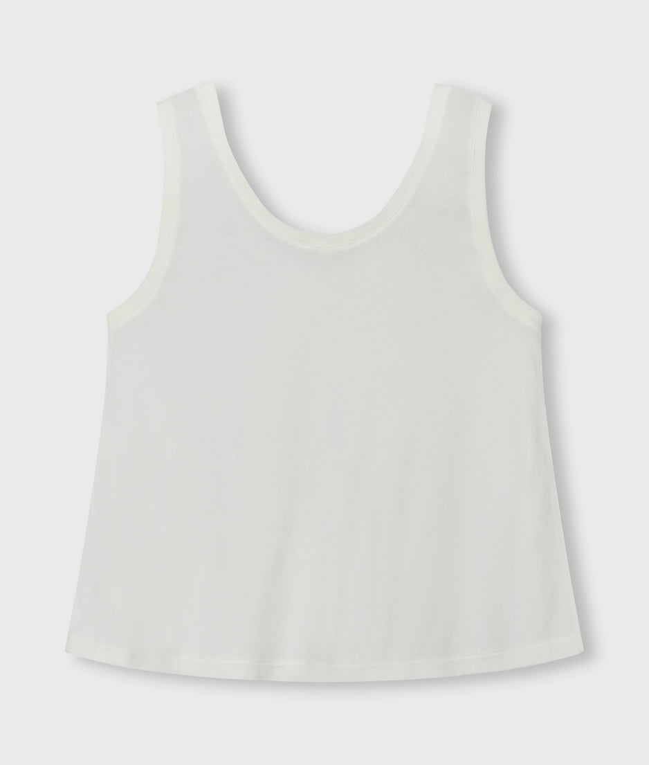 tank top jersey | ecru