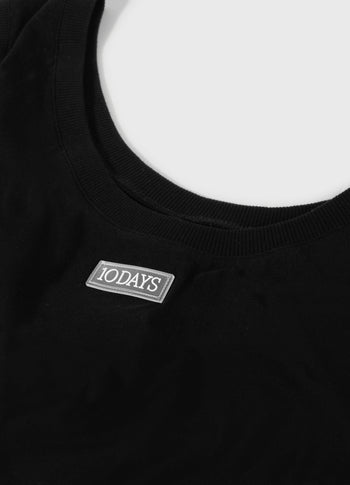 tank top jersey | black
