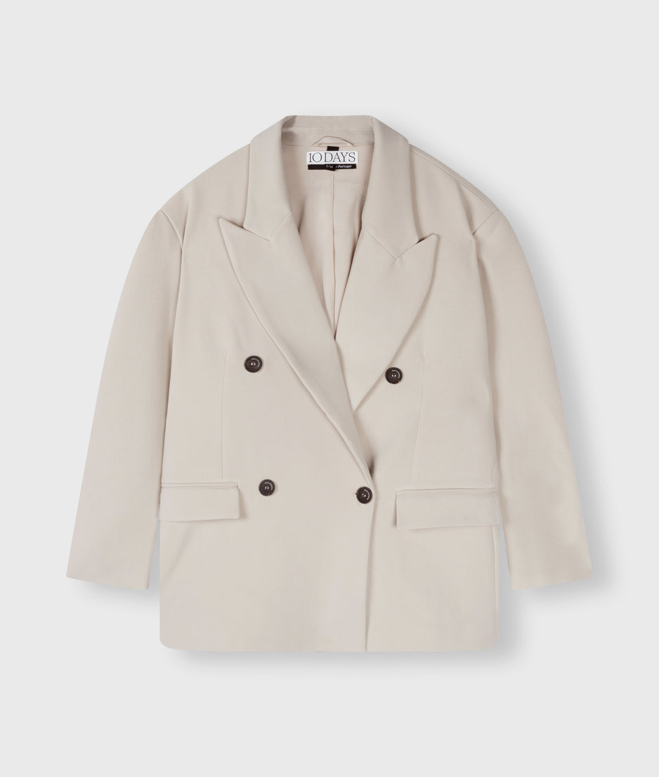 proud blazer | light safari
