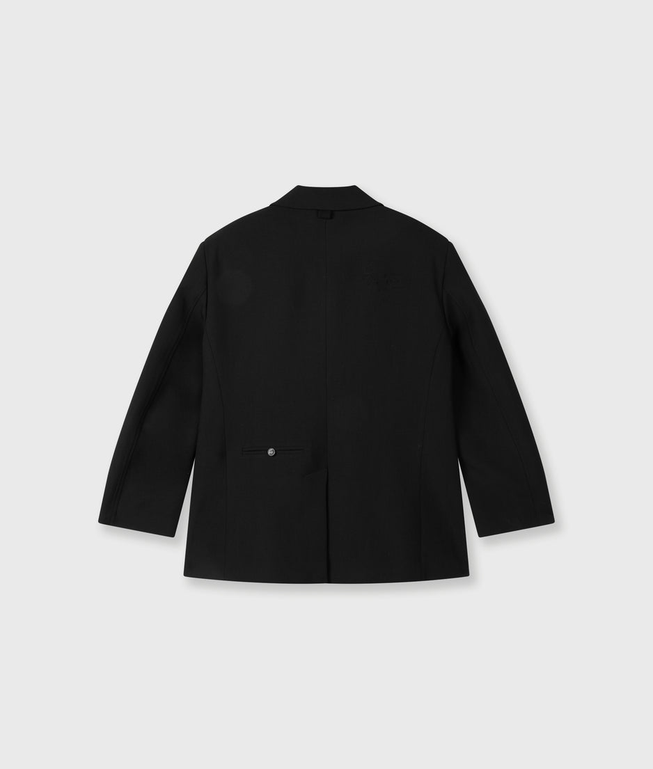 statement blazer strass | black