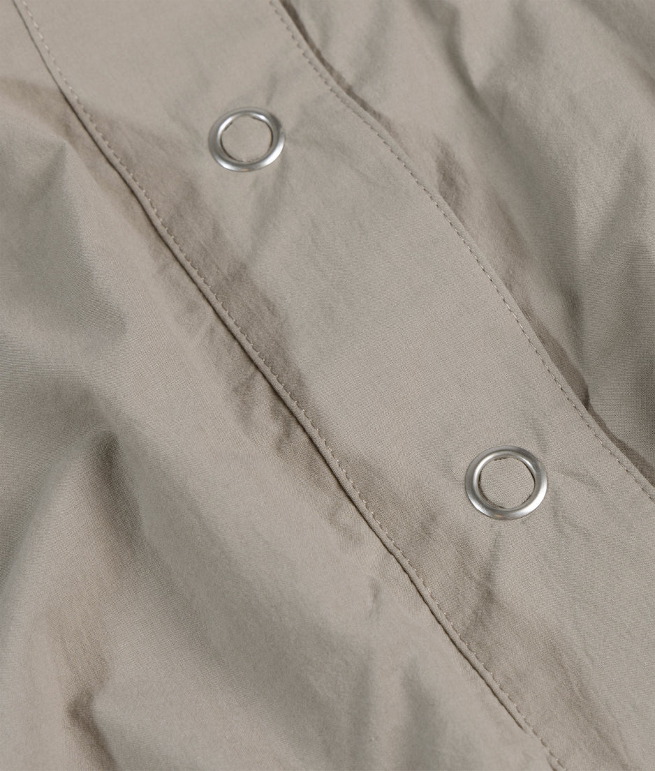 wide crinkle jacket | fog