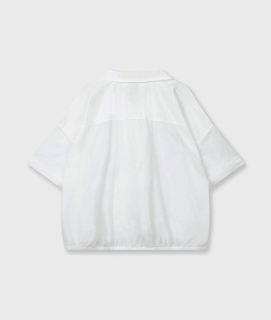 oversized blouse jacket | ecru