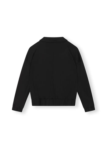 blazer cardigan | black