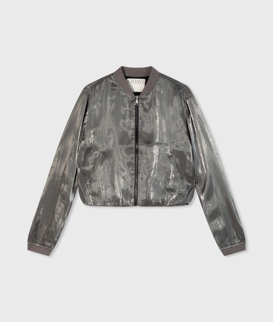 shiny bomber | silver