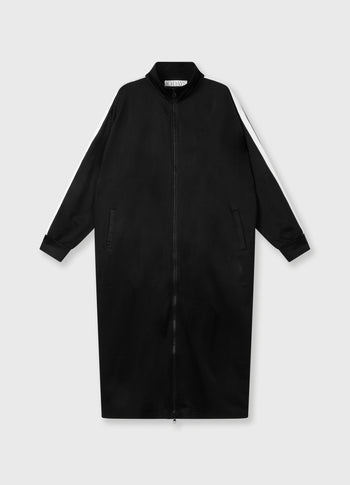 long track jacket | black